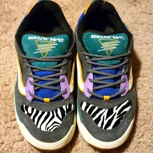 Vans Brux Wc Zebra Tidepool/Marigold Size 8 Women